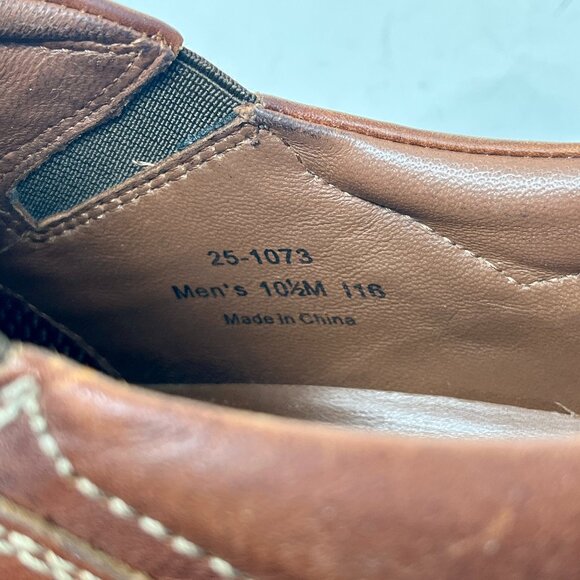 Johnston & Murphy Colvard Moc Toe Venetian 10.5 Shoes Leather Loafers 25-1073 - Picture 13 of 13